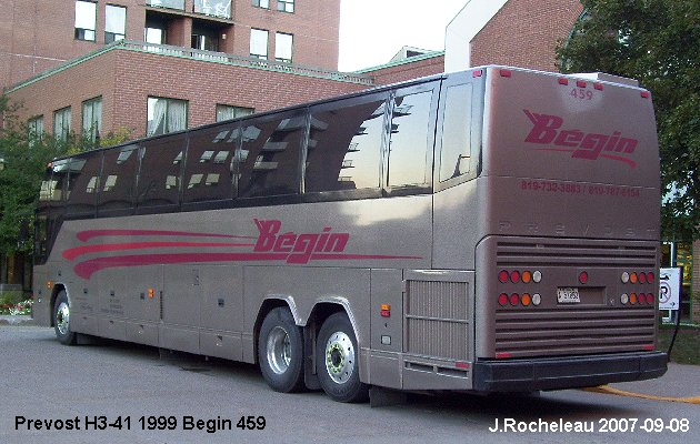 BUS/AUTOBUS: Prevost H3-41 1999 Begin