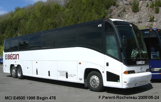 BUS/AUTOBUS: MCI E4500 1996 Begin
