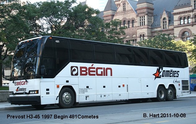 BUS/AUTOBUS: Prevost H3-45 1997 Begin