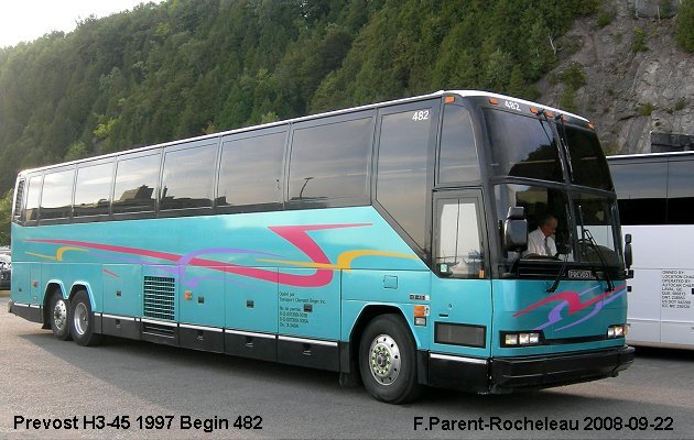 BUS/AUTOBUS: Prevost H3-45 1997 Begin