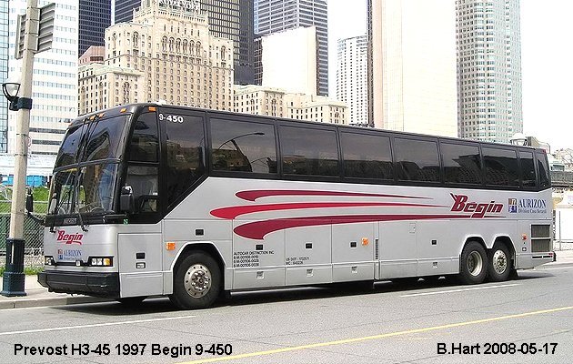 BUS/AUTOBUS: Prevost H3-45 1997 Begin