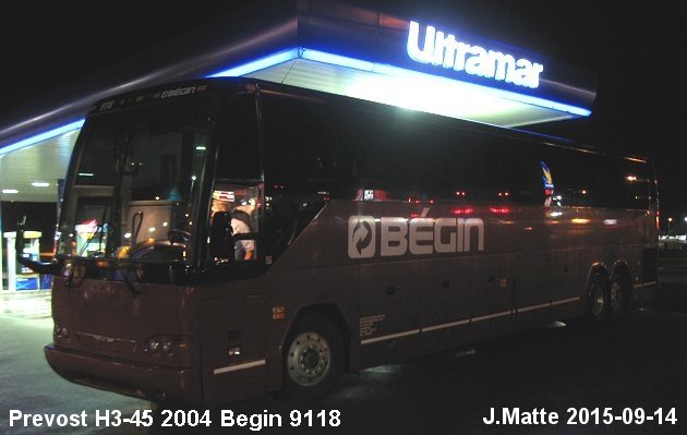 BUS/AUTOBUS: Prevost H3-41 2004 Begin