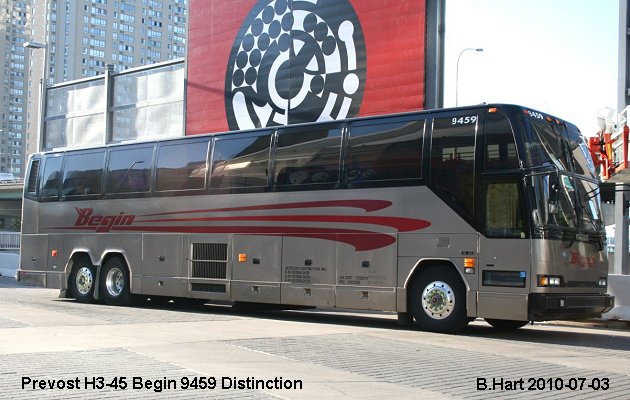 BUS/AUTOBUS: Prevost H3-45 1996 Begin