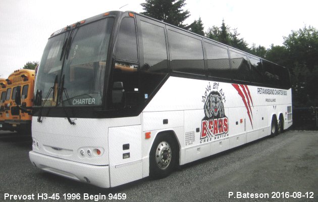 BUS/AUTOBUS: Prevost H3-45 1996 Begin