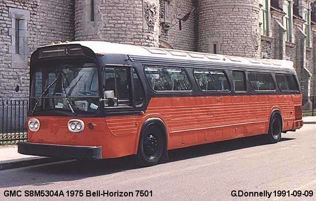 BUS/AUTOBUS: GMC SDM5304A 1975 Bell-Horizon