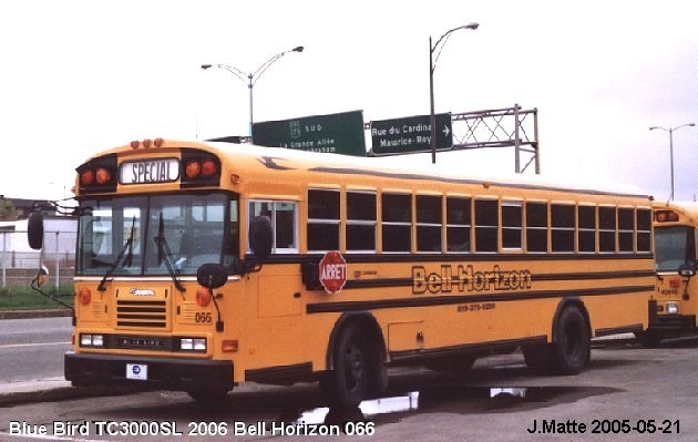 BUS/AUTOBUS: Blue Bird TC 3000 SL 2006 Bell-Horizon