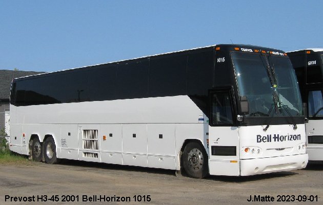 BUS/AUTOBUS: Prevost H3-45 2001 Bell-Horizon