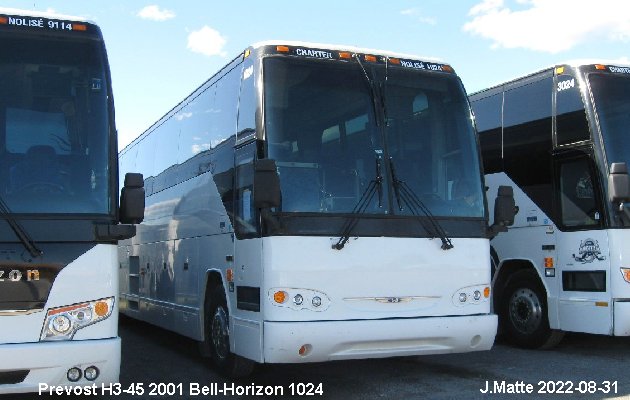 BUS/AUTOBUS: Prevost H3-45 2001 Bell-Horizon