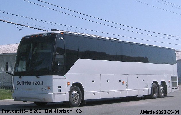 BUS/AUTOBUS: Prevost H3-45 2001 Bell-Horizon