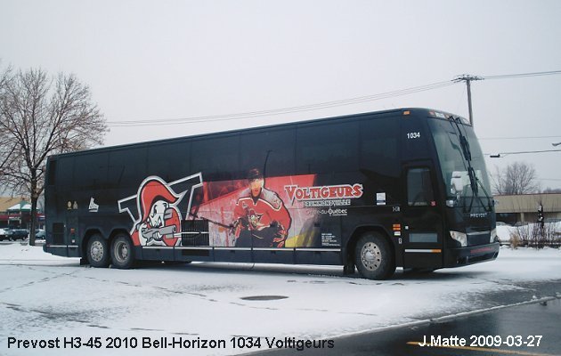 BUS/AUTOBUS: Prevost H3-45 2010 Bell-Horizon