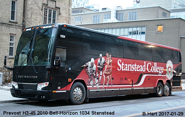 BUS/AUTOBUS: Prevost H3-45 2010 Bell-Horizon