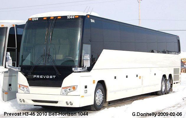 BUS/AUTOBUS: Prevost H3-45 2010 Bell-Horizon