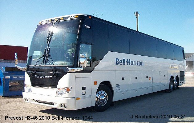 BUS/AUTOBUS: Prevost H3-45 2010 Bell-Horizon