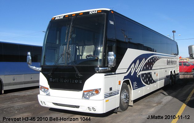 BUS/AUTOBUS: Prevost H3-45 2010 Bell-Horizon