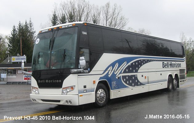 BUS/AUTOBUS: Prevost H3-45 2010 Bell-Horizon