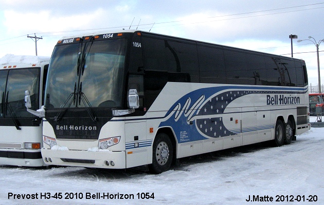 BUS/AUTOBUS: Prevost H3-45 2010 Bell-Horizon