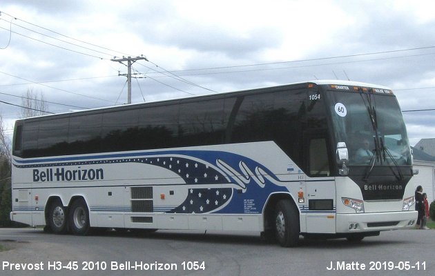 BUS/AUTOBUS: Prevost H3-45 2010 Bell-Horizon