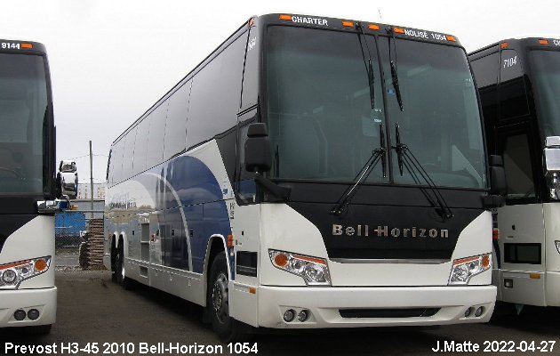 BUS/AUTOBUS: Prevost H3-45 2010 Bell-Horizon