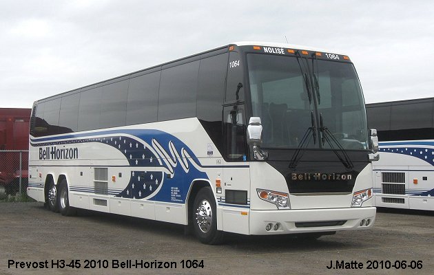 BUS/AUTOBUS: Prevost H3-45 2010 Bell-Horizon