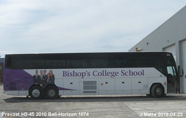 BUS/AUTOBUS: Prevost H3-45 2010 Bell-Horizon