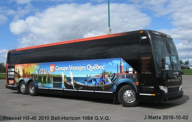 BUS/AUTOBUS: Prevost H3-45 2010 Bell-Horizon