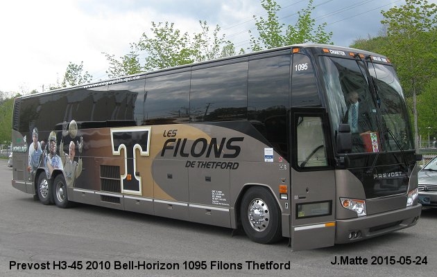 BUS/AUTOBUS: Prevost H3-45 2010 Bell-Horizon