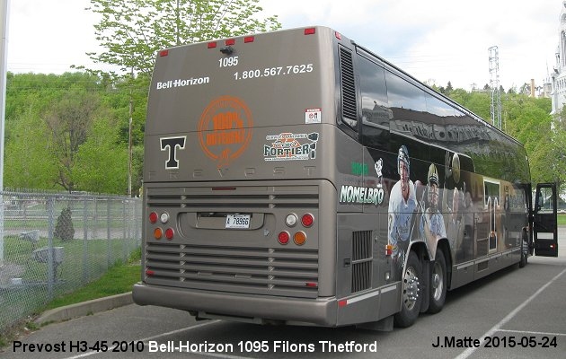 BUS/AUTOBUS: Prevost H3-45 2010 Bell-Horizon