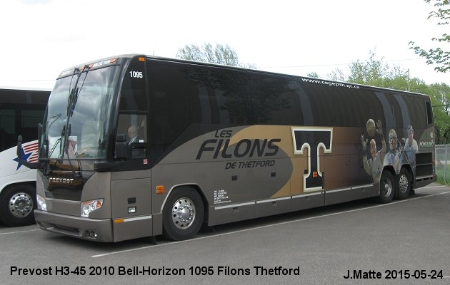 BUS/AUTOBUS: Prevost H3-45 2010 Bell-Horizon