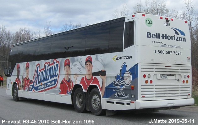 BUS/AUTOBUS: Prevost H3-45 2010 Bell-Horizon