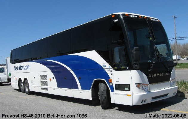 BUS/AUTOBUS: Prevost H3-45 2010 Bell-Horizon