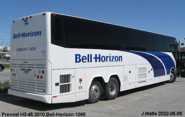 BUS/AUTOBUS: Prevost H3-45 2010 Bell-Horizon