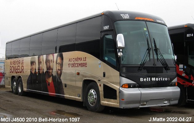 BUS/AUTOBUS: MCI J4500 2010 Bell-Horizon