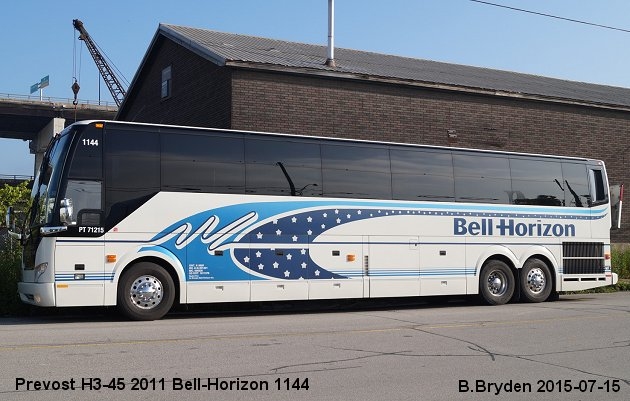 BUS/AUTOBUS: Prevost H3-45 2011 Bell-Horizon