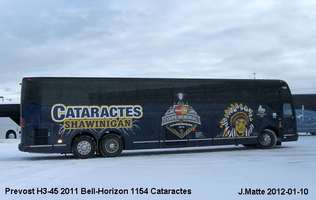 BUS/AUTOBUS: Prevost H3-45 2011 Bell-Horizon