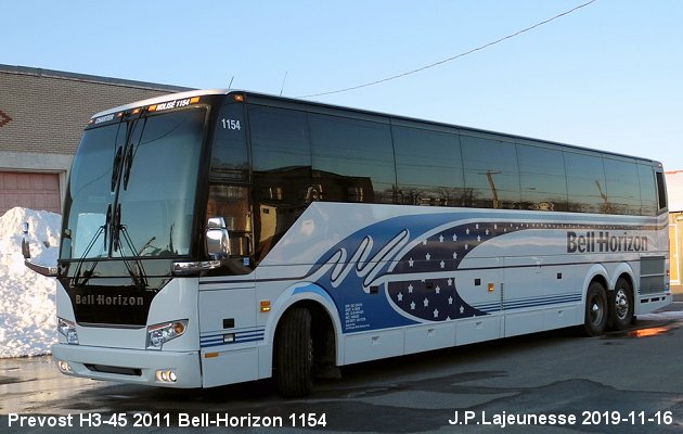 BUS/AUTOBUS: Prevost H3-45 2011 Bell-Horizon