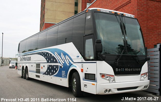 BUS/AUTOBUS: Prevost H3-45 2011 Bell-Horizon