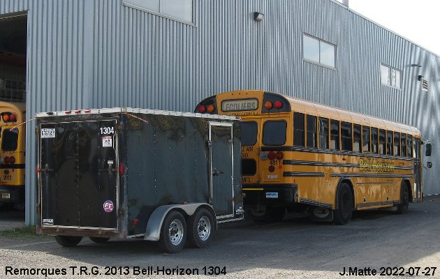 BUS/AUTOBUS: T.R.G. Remorque 2013 Bell-Horizon