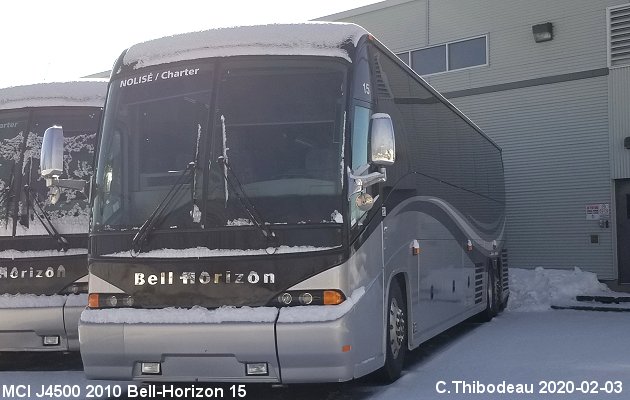 BUS/AUTOBUS: MCI J4500 2010 Bell-Horizon