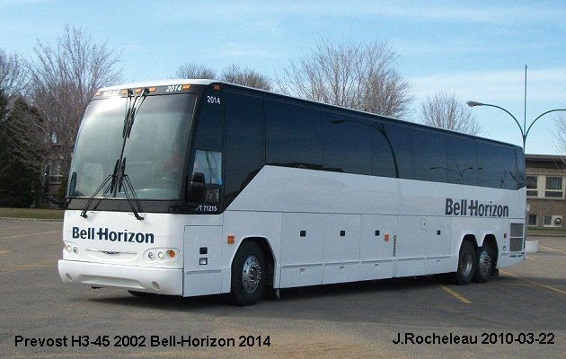 BUS/AUTOBUS: Prevost H3-45 2002 Bell-Horizon