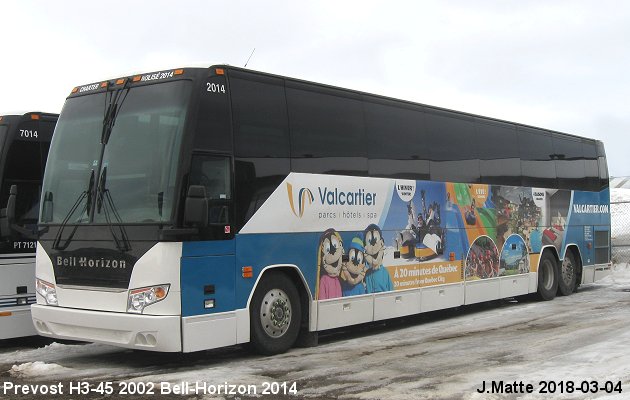 BUS/AUTOBUS: Prevost H3-45 2001 Bell-Horizon