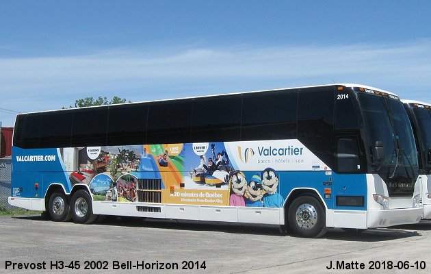BUS/AUTOBUS: Prevost H3-45 2002 Bell-Horizon