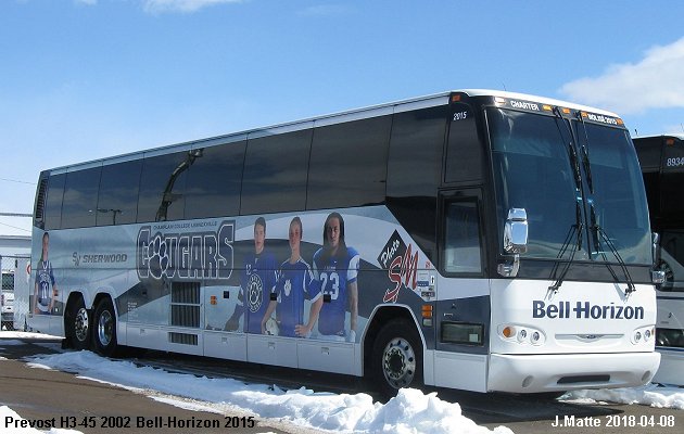BUS/AUTOBUS: Prevost H3-45 2002 Bell-Horizon