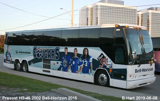 BUS/AUTOBUS: Prevost H3-45 2002 Bell-Horizon