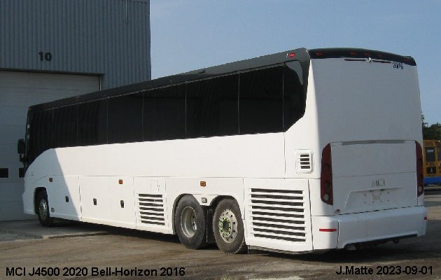 BUS/AUTOBUS: MCI J4500 2020 Bell-Horizon