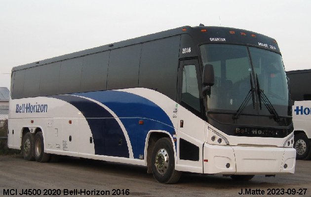 BUS/AUTOBUS: MCI J4500 2020 Bell-Horizon