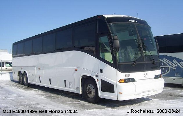 BUS/AUTOBUS: MCI E 4500 1998 Bell-Horizon