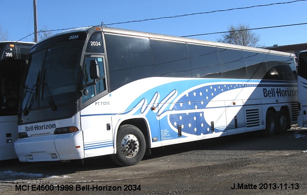 BUS/AUTOBUS: MCI E4500 1998 Bell-Horizon