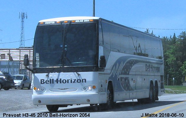 BUS/AUTOBUS: Prevost H3-45 2010 Bell-Horizon