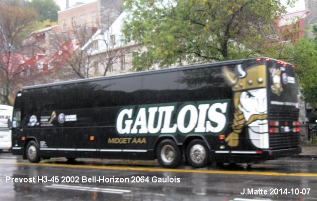 BUS/AUTOBUS: Prevost H3-45 2002 Bell-Horizon
