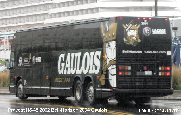 BUS/AUTOBUS: Prevost H3-45 2002 Bell-Horizon